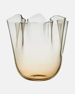 Vase Fazzoletto by Fulvio Bianconi und Paolo Venini Transparent