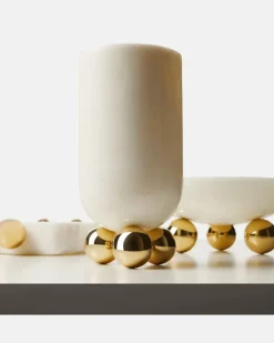Vase Fontana Weiß