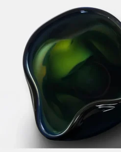 Vase Meteorite Blau