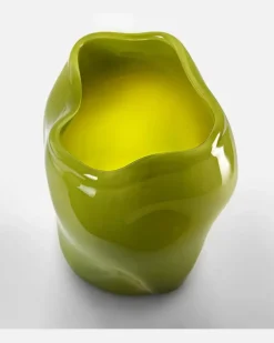 Vase Meteorite GrüN