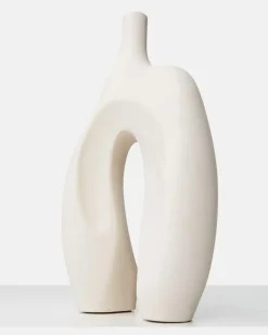 Vase Ni Medium by Kristian Sofus Hansen und Tommy Hyldahl Weiß