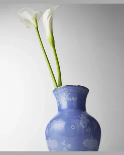 Vase Oriente Italiano Ming aus Porzellan Blau
