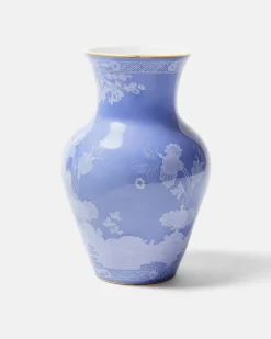 Vase Oriente Italiano Ming aus Porzellan Blau