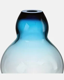 Vase Spin Blau