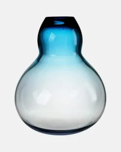 Vase Spin Blau