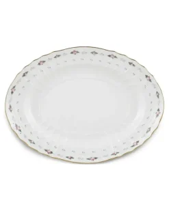 Vecchio Ginori Servierplatte mit Blumenprint - Weiß