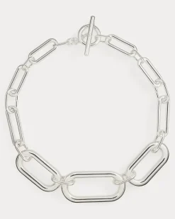 Versilbertes Collier Silver