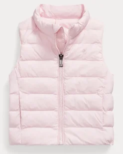 Verstaubare Steppweste Pink