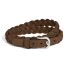 Verstellbares Armband Horseshoe aus Wildleder - Braun - Leder - MB137691 - Armbänder
