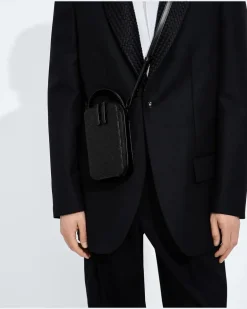 Vertikale Getaway Handytasche-Schwarz - Herren