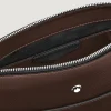 Vertikale Messenger Bag aus Sartorial Leder - Ebony colour - Leder - MB222933 - Messenger Bags