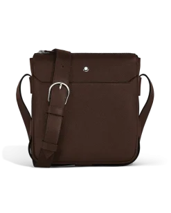 Vertikale Messenger Bag aus Sartorial Leder - Ebony colour - Leder - MB222933 - Messenger Bags