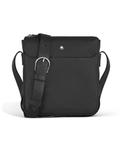 Vertikale Messenger Bag aus Sartorial Leder - Schwarz - Leder - MB221560 - Sling Bags