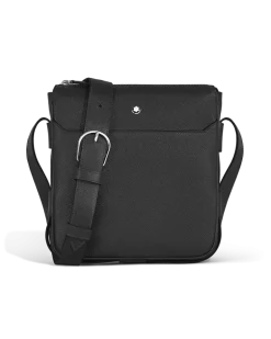 Vertikale Messenger Bag aus Sartorial Leder - Schwarz - Leder - MB221560 - Sling Bags