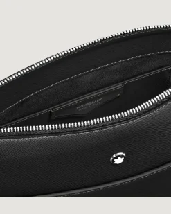 Vertikale Messenger Bag aus Sartorial Leder - Schwarz - Leder - MB221560 - Sling Bags