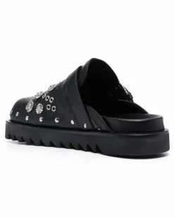 Verzierte Clogs - Schwarz
