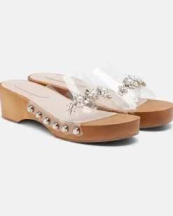 Verzierte Clogs Transparent