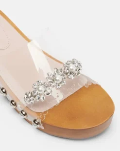 Verzierte Clogs Transparent