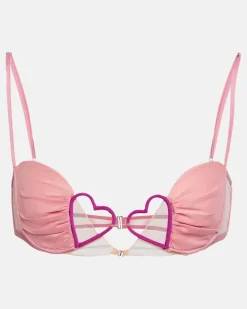 Verzierter BH Rosa