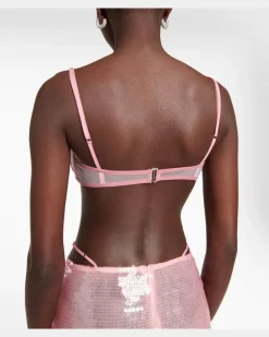 Verzierter BH Rosa