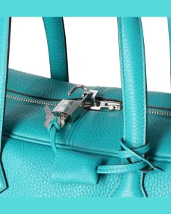 Victoria II 35 Top Handle Bag — Turquoise Blue