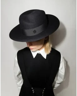 Virginie' Fedora - Schwarz
