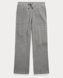 Waffelpiqué-Hose mit Tunnelzug Grey