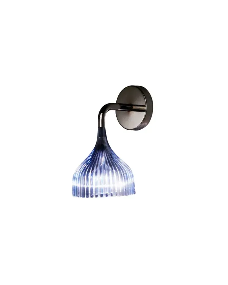 Wandleuchte E - Blau - Polycarbonat 2.0 - Designer Ferruccio Laviani