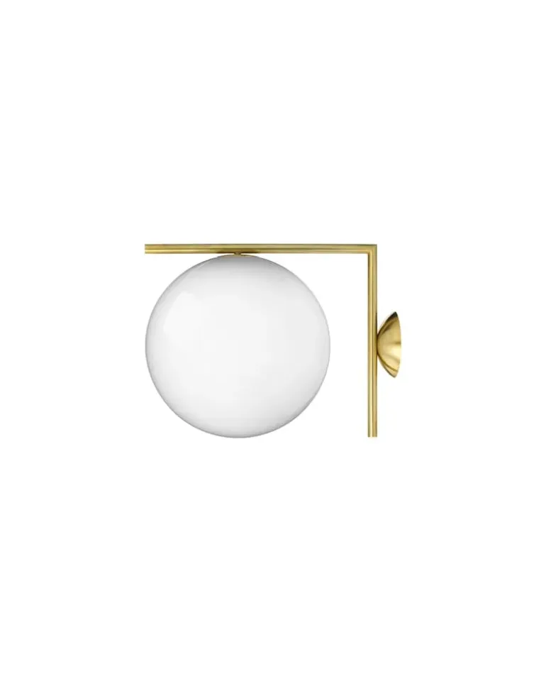 Wandleuchte IC - Metall - geblasenes Glas - Designer Michael Anastassiades
