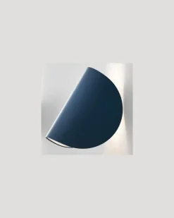 Wandleuchte IO - Blau - klarlackbeschichtetes Aluminium - Designer Claesson Koivisto Rune