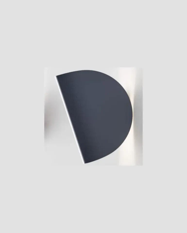 Wandleuchte IO - Grau - klarlackbeschichtetes Aluminium - Designer Claesson Koivisto Rune