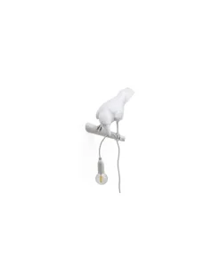 Wandleuchte mit Stromkabel Animaux - Weiß - Harz - Designer Marcantonio