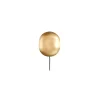 Wandleuchte mit Stromkabel Clam - Gold - Messingbeschichtetes Metall - Designer Tommy Hyldahl