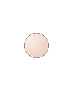 Wandspiegel Circum - Rosa - mitteldichte bemalte Holzfaserplatte