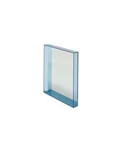 Wandspiegel Only me - Blau - Spiegel-Finish - Designer Philippe Starck