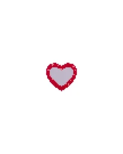 Wandspiegel Pixel - Rot - Holzfaserplatte - Designer Roberto Bruno