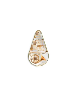 Wandspiegel Toilet Paper - Gold - Holzfaserplatte - Designer Pierpaolo Ferrari