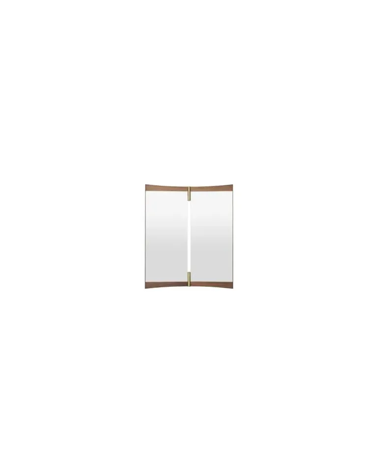 Wandspiegel Vanity - Holz natur - Nussbaum-Furnier - Designer GamFratesi