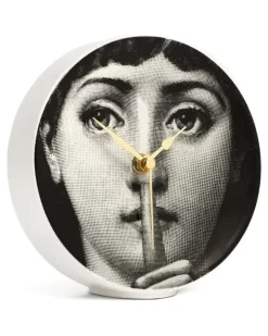Wanduhr aus Keramik - Schwarz