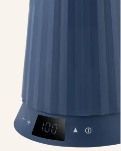 Wasserkocher Plissé blau Dunkelblau