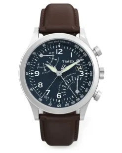 Waterbury Traditional Fly Back Chronograph 43mm - Blau