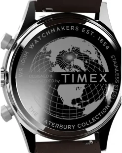 Waterbury Traditional Fly Back Chronograph 43mm - Blau