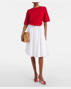 Wedge-Pantoletten Livi Rot