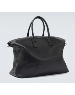 Weekender aus Leder Schwarz