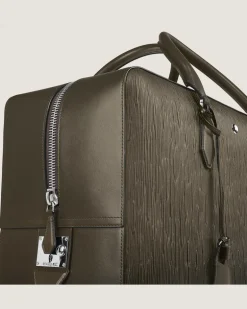 Weekender Bag 45 aus Corteccia-Sfumato-Leder - Khaki - Leder - MB220268 - Duffle Bags