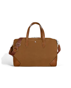 Weekender Bag 45 aus Wildleder - Karamell - Leder - MB221674 - Duffle Bags