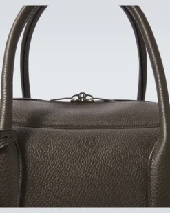 Weekender Bowling Small aus Leder Braun