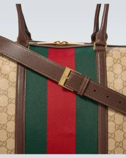 Weekender GG Web Stripe Medium Beige