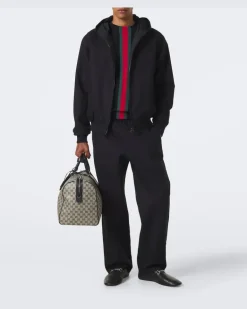 Weekender Gucci Essence Medium GG aus Canvas Blau