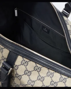 Weekender Gucci Essence Medium GG aus Canvas Blau